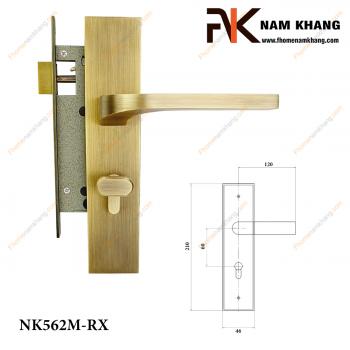 Khóa cửa phòng ngủ màu đồng rêu NK562M-RX