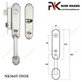 Khóa cửa thân mỹ bằng inox cao cấp NK564T-INOX