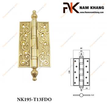 Bản lề lá đồng vàng NK195-T13FDO
