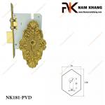 Khóa cửa sảnh phối hợp màu đồng vàng NK362K-PVD