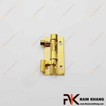 Chốt cửa bằng đồng màu đồng vàng NKC002-DV