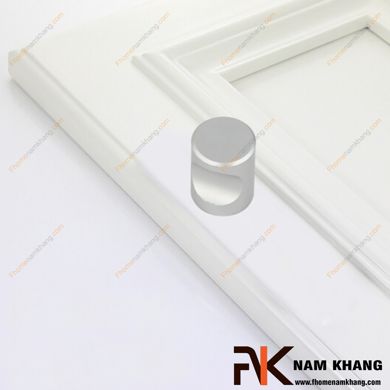Núm nắm tủ nhôm NK057-N, sản phẩm phụ kiện tủ kệ nhỏ gọn được sử dụng rộng rãi trong sản xuất lắp đặt các dạng tủ kệ ngăn kéo và trong trang trí không gian nội ngoại thất.