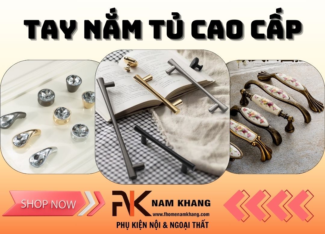 Tại Việt Nam, có rất nhiều sản phẩm tay nắm tủ cao cấp đến từ nhiều nhãn hàng khác nhau. Tuy nhiên, F-Home NamKhang là một lựa chọn lý tưởng đáp ứng mọi nhu cầu về thiết kế của bạn.