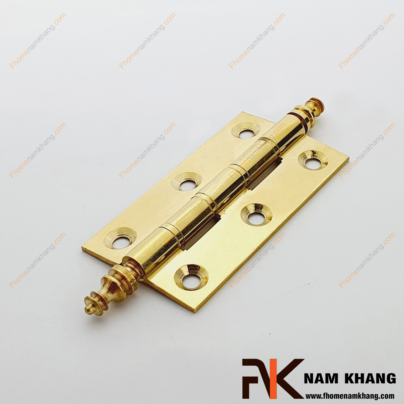 Bản lề lá tủ bằng đồng cao cấp NK471D-8FDO được sản xuất từ chất liệu đồng cao cấp, sử dụng công nghệ điện hóa cho màu đồng vàng cao cấp.