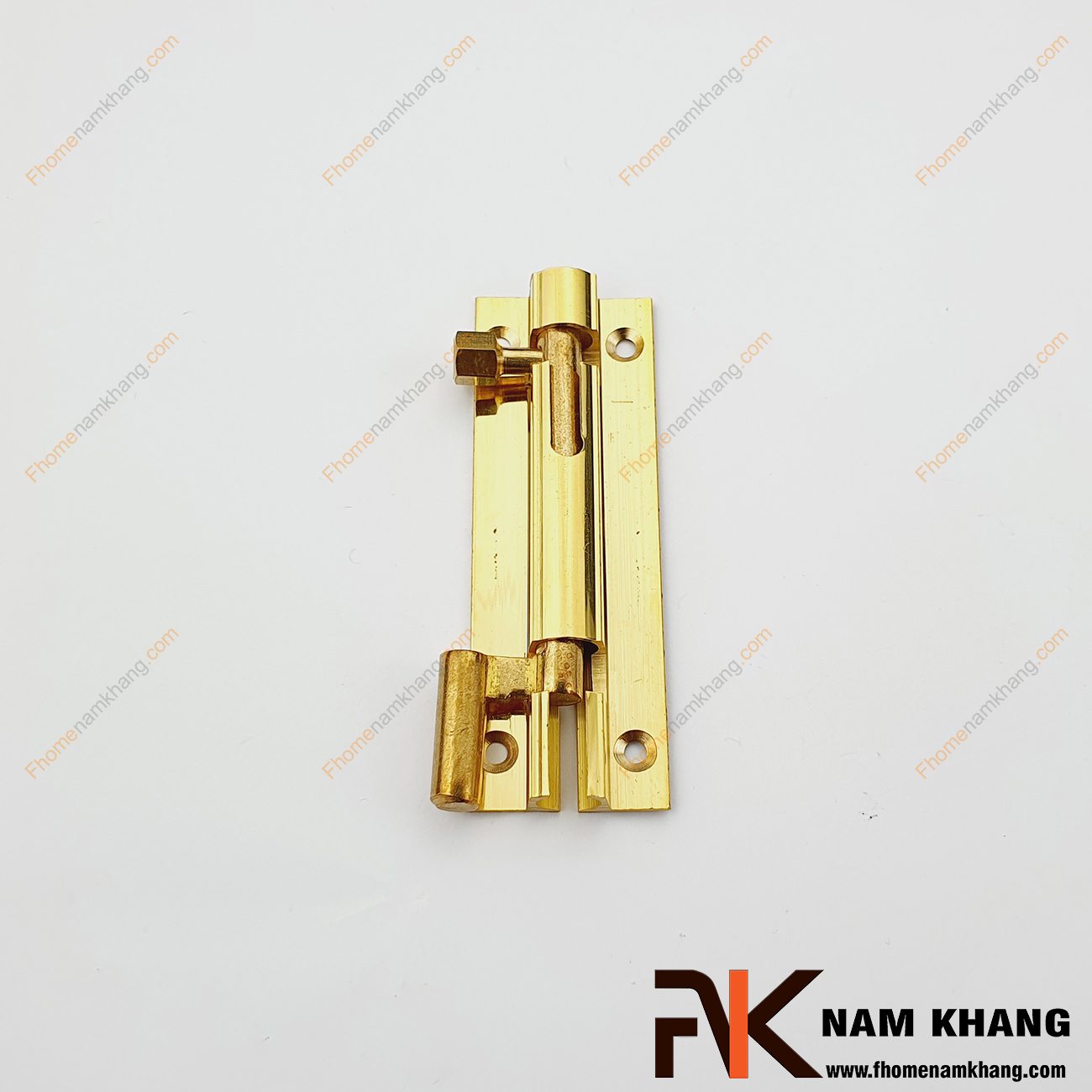 Chốt cửa bằng đồng màu đồng vàng NKC002-DV là một dạng phụ kiện thường dùng trên các dạng cánh cửa tủ và cửa chính với mục đích khóa giữ cách cửa thông qua cơ cấu khóa đơn giản.