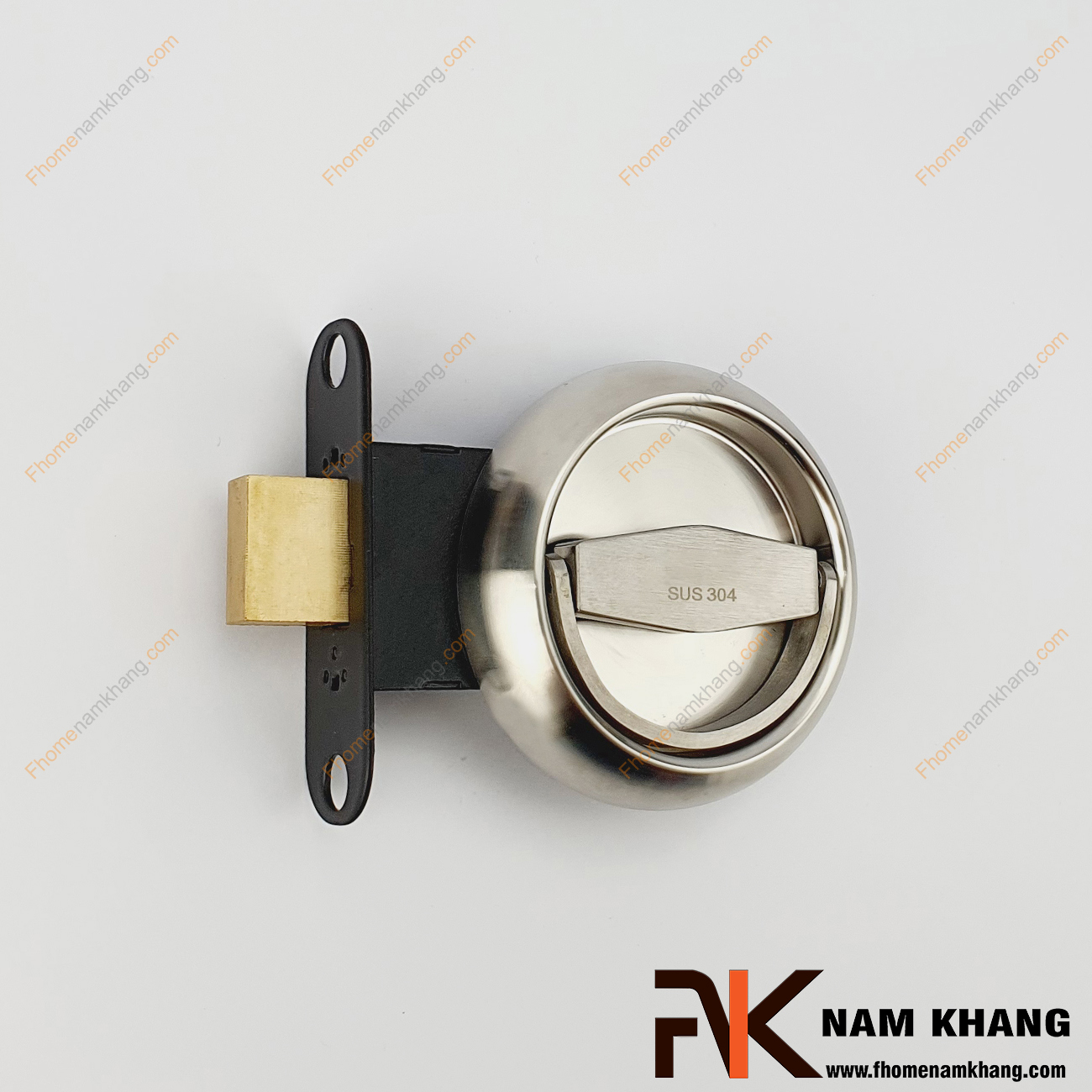 Khóa âm cửa mở dạng tròn bằng inox NK567H-GX-D là dạng dành cho các dạng cửa mở thông thường. Sản phẩm khóa này chỉ bao gồm phần hộp chốt và tay vặn để lắp đặt trong những không gian không sử dụng khóa chìa thông dụng.