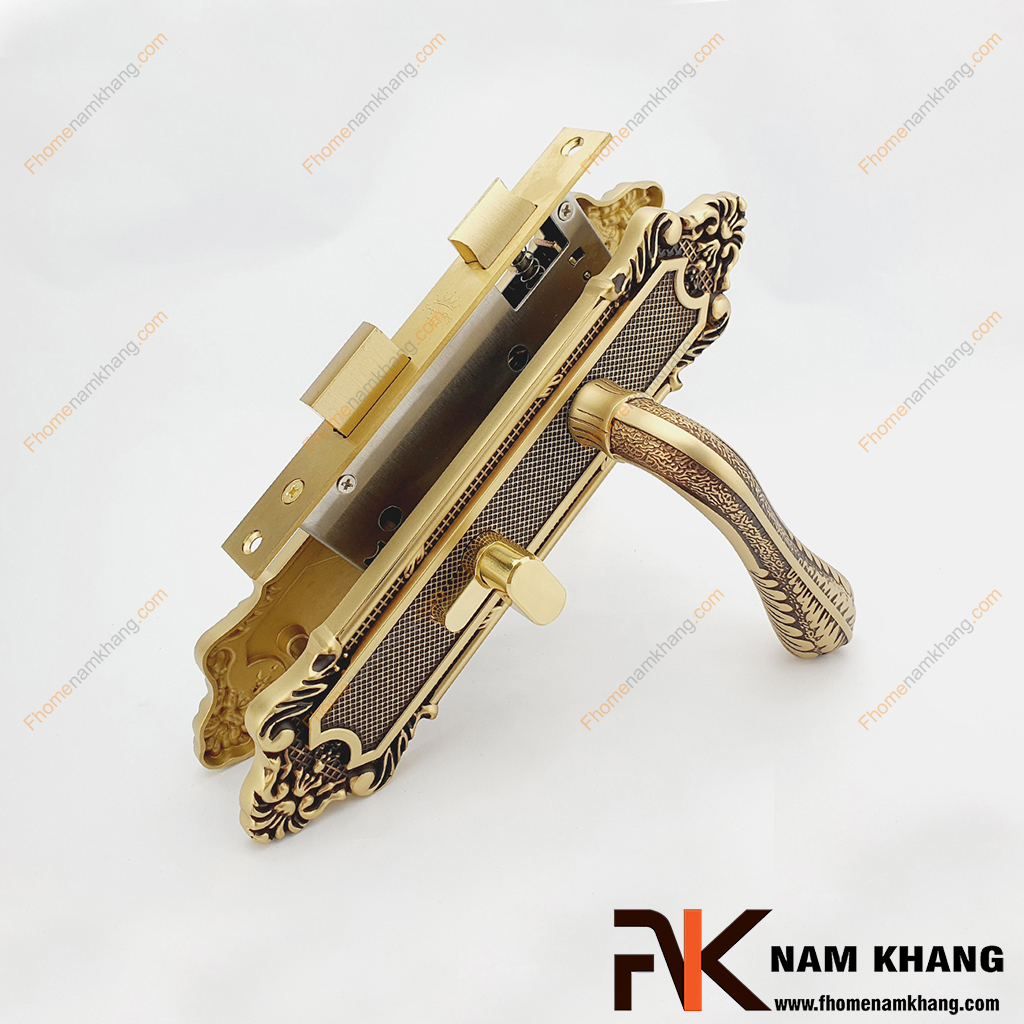 Khóa cửa thông phòng bằng đồng cao cấp NK484M-OR là sản phẩm khóa cửa nhập khẩu nguyên bộ được sản xuất trên dây chuyền hiện đại với công nghệ gia công chi tiết cao.