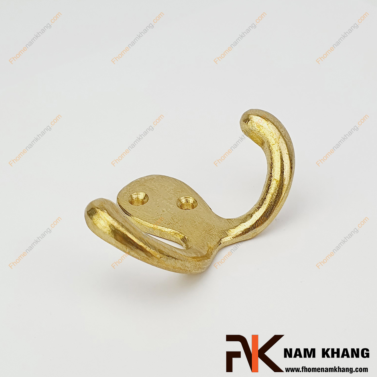 Móc treo tường bằng đồng vàng NKD066 là một sản phẩm phụ kiện được chế tạo từ chất liệu cao cấp.