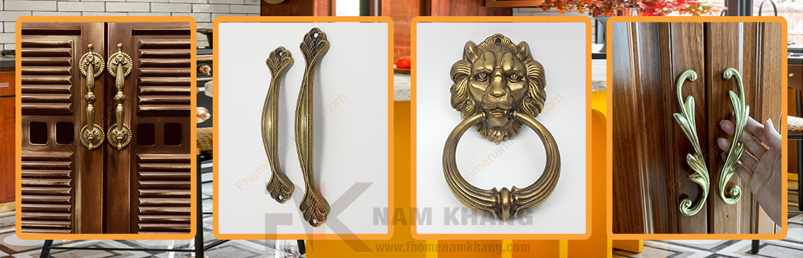 Tay nắm tủ dạng vòng đồng vàng NK253-75DV sản phẩm từ chất liệu đồng cao cấp. Loại tay nắm này có họa tiết độc đáo kiểu hoa vàng đối xứng mang lại sự cao cấp và thẩm  mĩ cao.