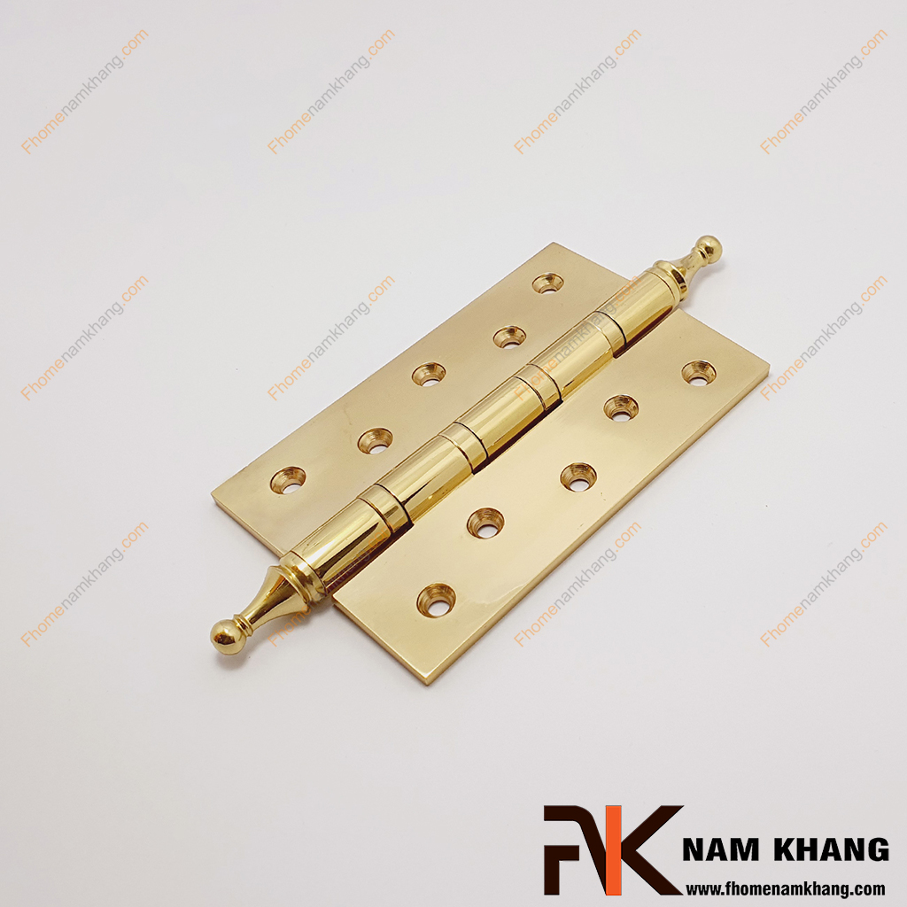 Bản lề lá màu vàng bóng bằng đồng cao cấp NK308D-13FDO là sản phẩm thông dụng và quan trọng khi lắp đặt các cánh cửa.