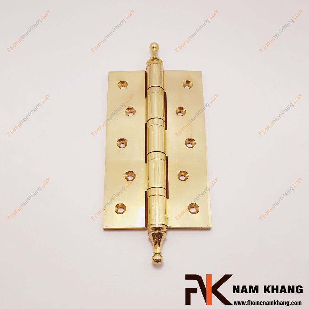 Bản lề lá màu vàng bóng bằng đồng cao cấp NK308D-15FDO là sản phẩm thông dụng và quan trọng khi lắp đặt các cánh cửa